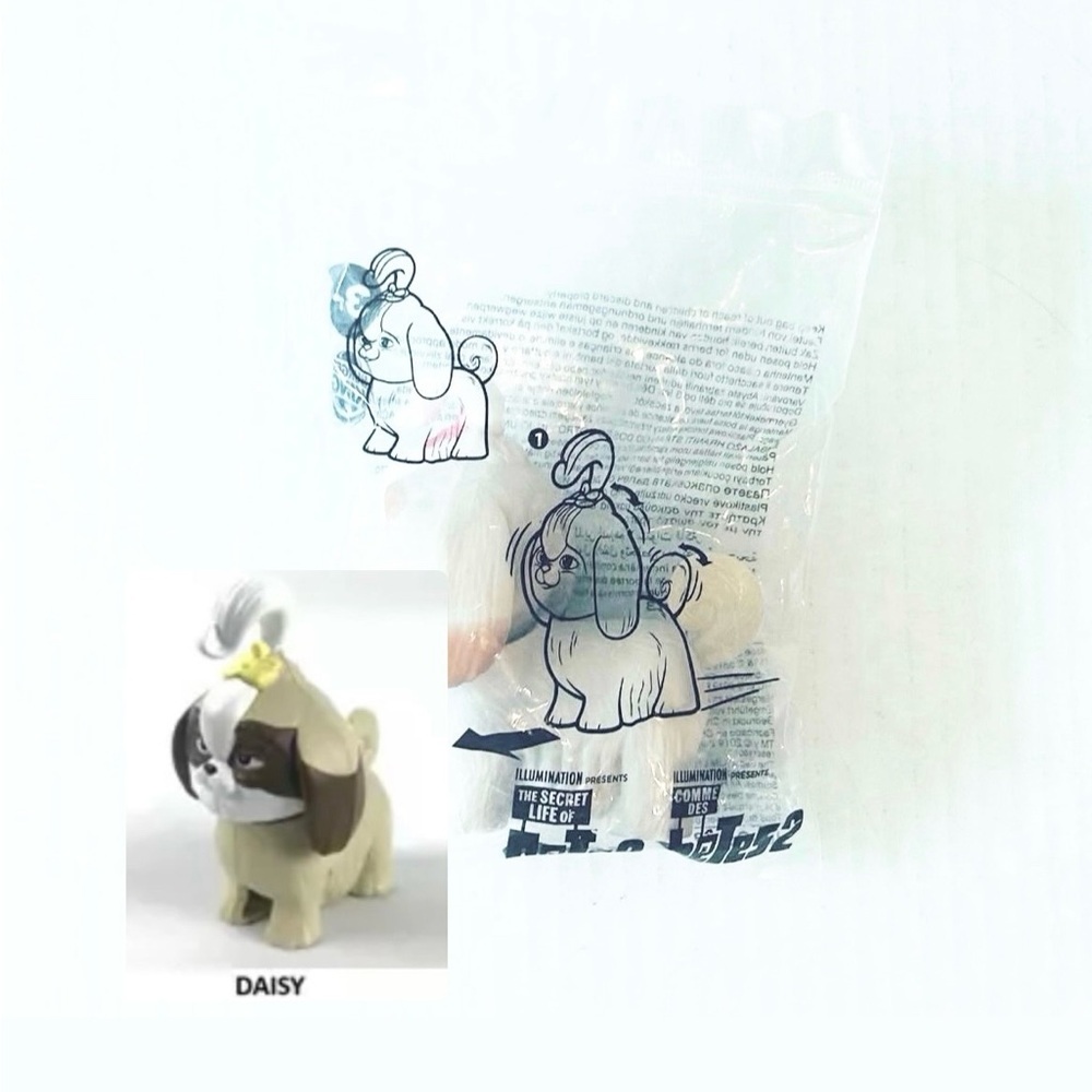 ⭐️5 For 25⭐️ The Secret Life Of Pets 2 2019 Daisy Burger King Toy
